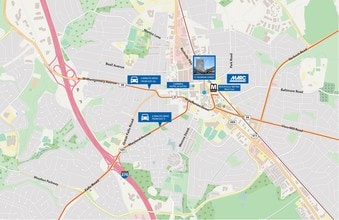 51 Monroe St, Rockville, MD - AERIAL map view - Image1