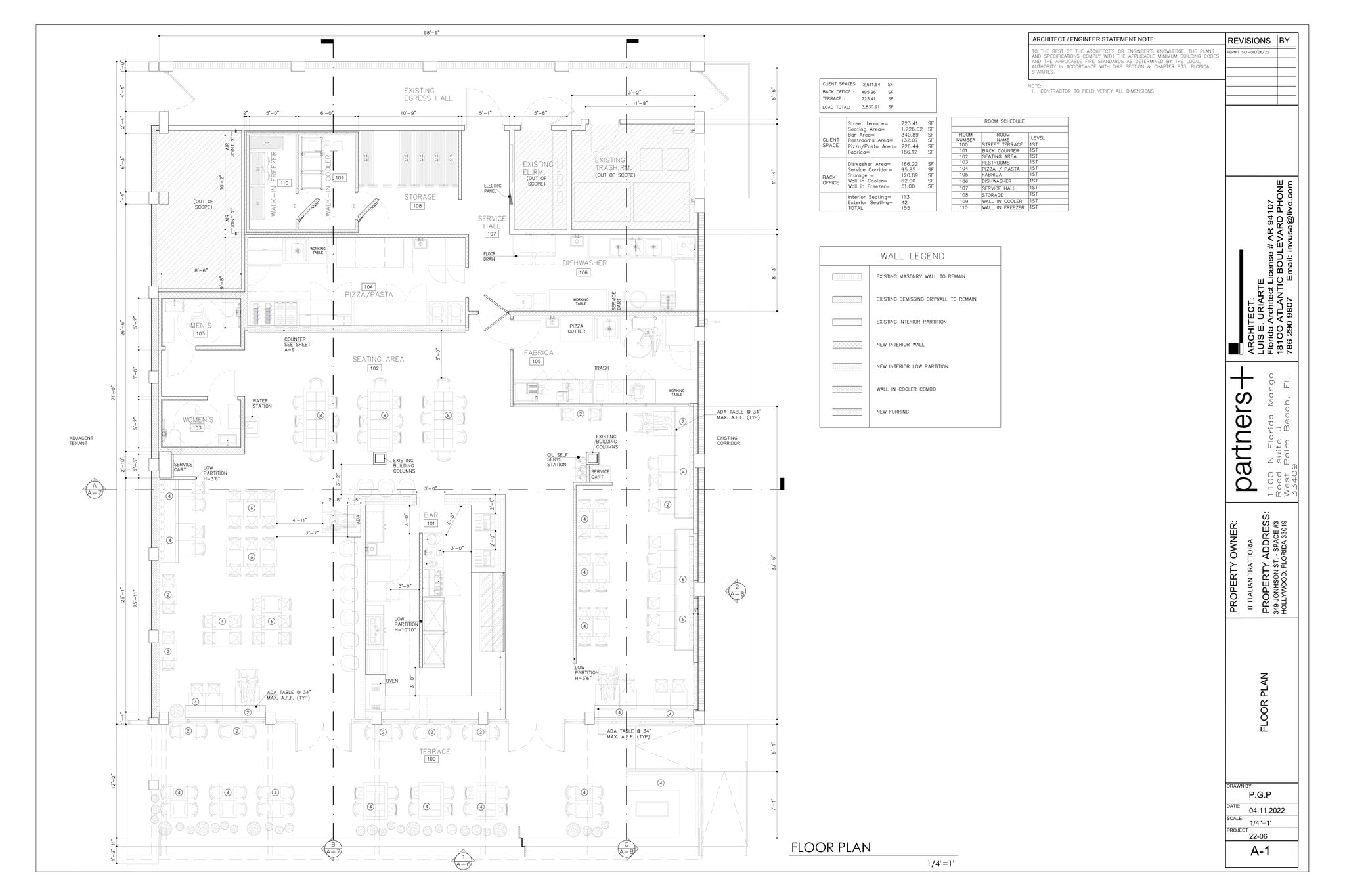 349 Johnson St, Hollywood, FL for lease Site Plan- Image 1 of 1