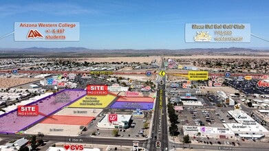 NWC Fortuna Rd & 35th, Yuma, AZ - aerial  map view