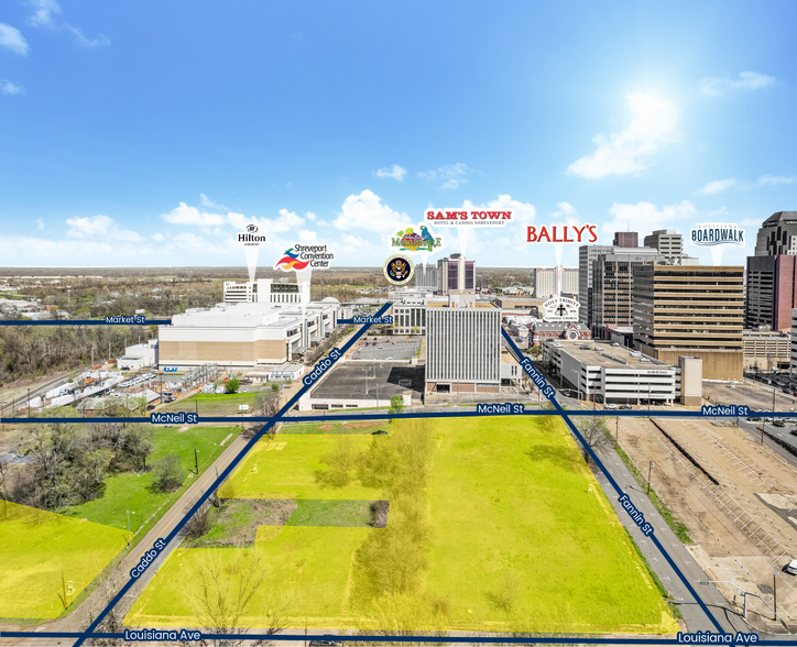 Fannin and Louisiana Ave, Shreveport, LA 71101 Land for Sale