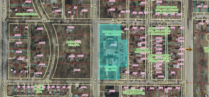 6635 Hohman Ave, Hammond, IN - Aerial  map view