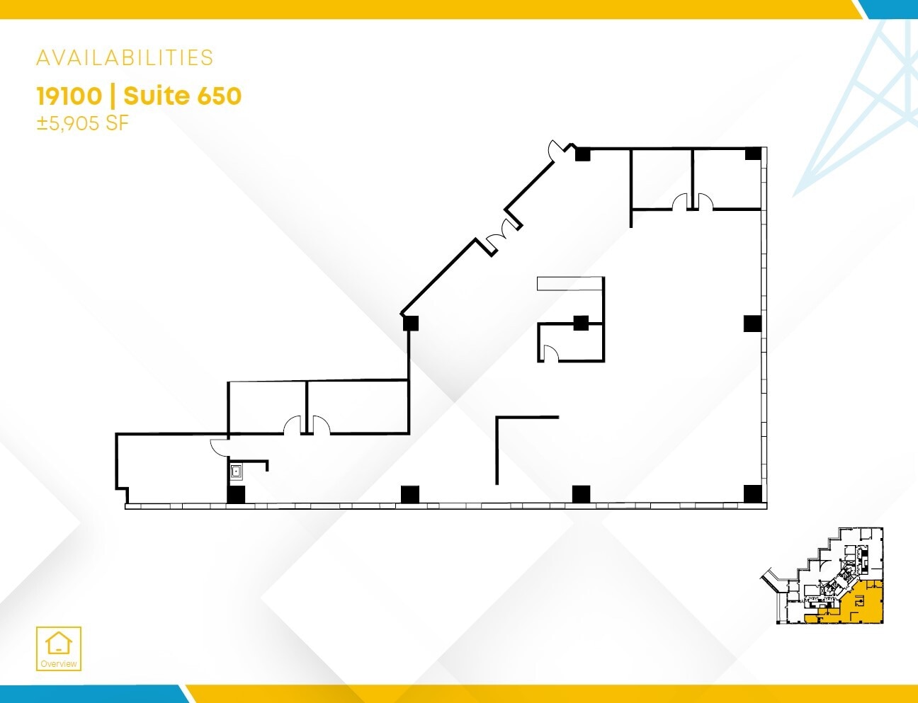 19100-19200 Von Karman Ave, Irvine, CA for lease Floor Plan- Image 1 of 2