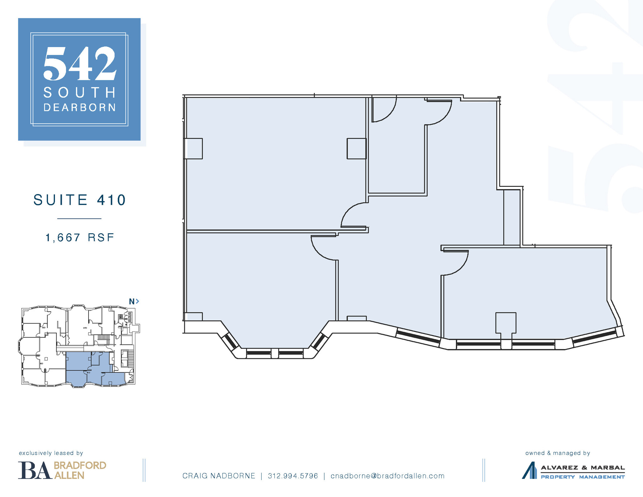 542-550 S Dearborn St, Chicago, IL for lease Floor Plan- Image 1 of 2