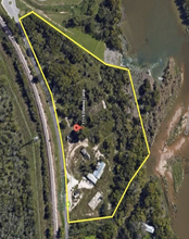 7715 Delwau ln, Austin, TX - aerial  map view