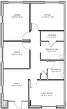 1630 W Prosper Trl, Prosper, TX for lease Floor Plan- Image 1 of 9