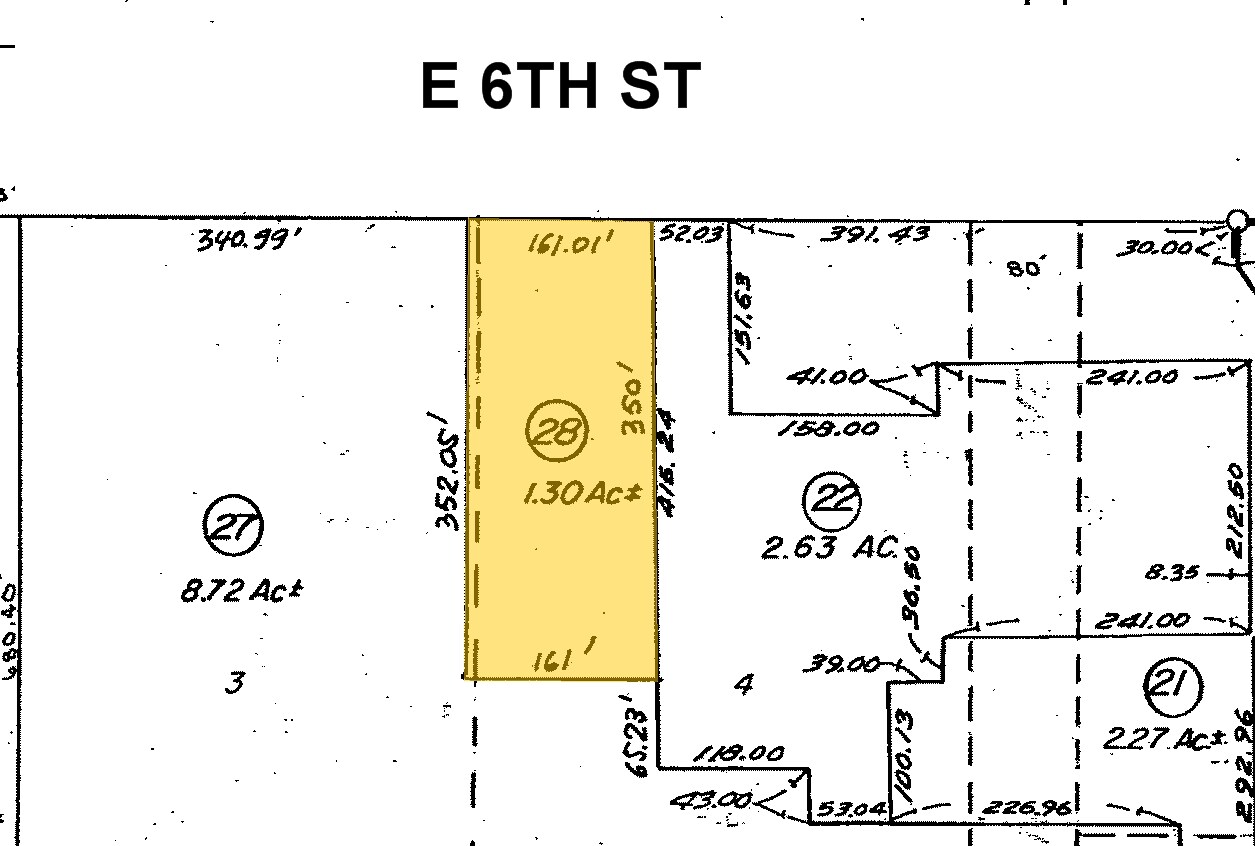 1585 E 6th St, Beaumont, CA for sale Plat Map- Image 1 of 1