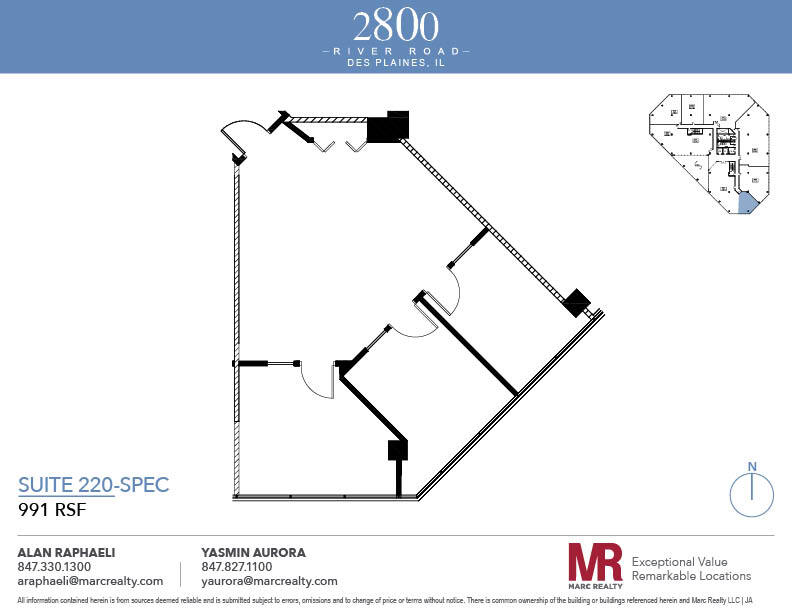 2800 S River Rd, Des Plaines, IL for lease Floor Plan- Image 1 of 1