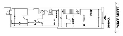 685 Yonge St, Toronto, ON for lease Floor Plan- Image 2 of 2