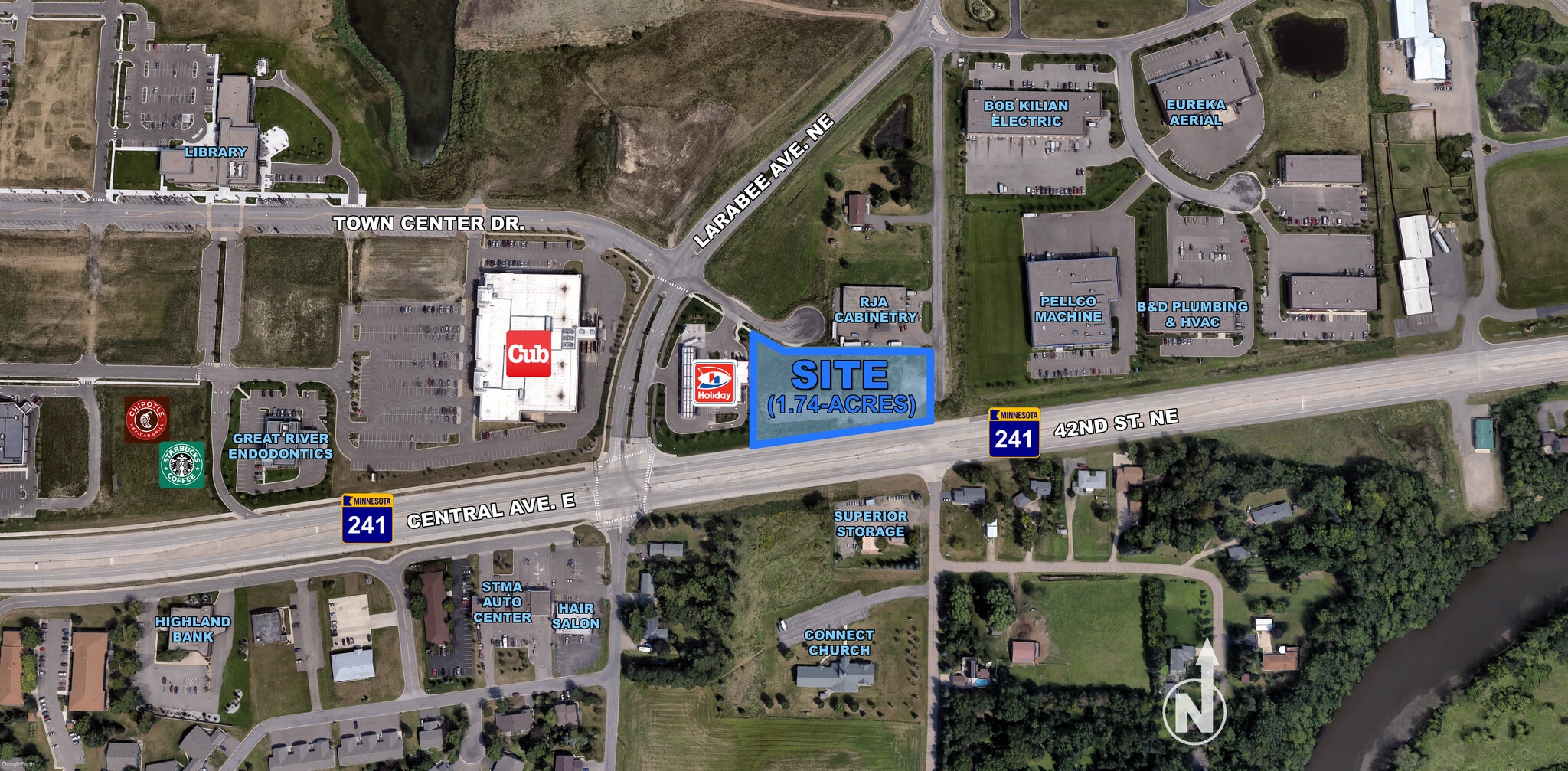 4091 Maciver Avenue Northeast, Saint Michael, MN for lease Aerial- Image 1 of 3