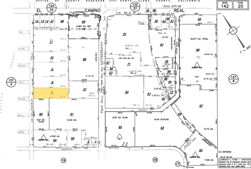 975 S California Ave, Palo Alto, CA for lease - Plat Map - Image 2 of 6