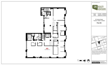 20 Victoria St, Toronto, ON for lease Floor Plan- Image 1 of 1