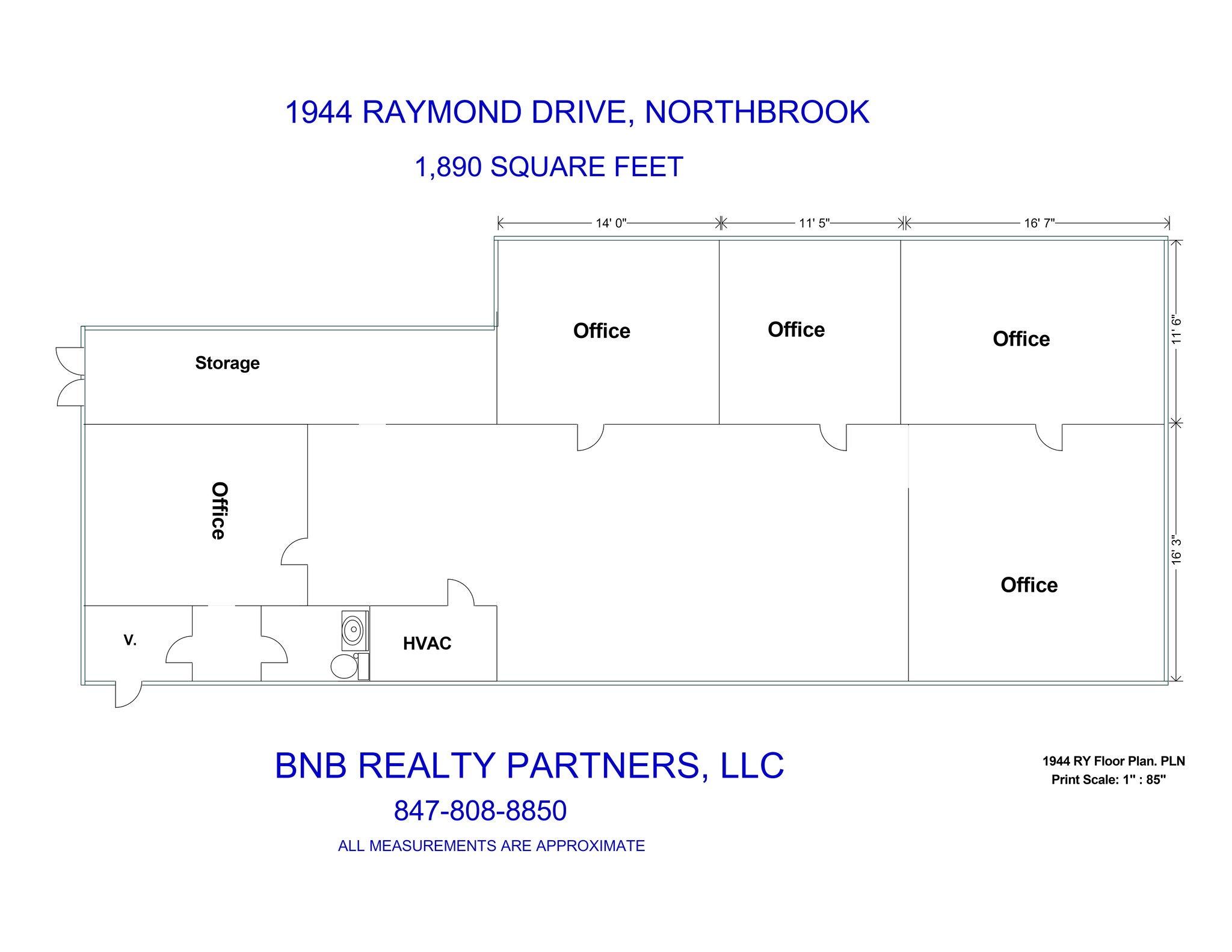 1910-1986 Raymond Dr, Northbrook, IL for lease Site Plan- Image 1 of 1