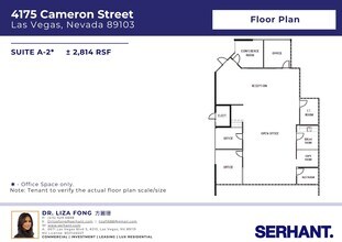 4175 Cameron St, Las Vegas, NV for lease Floor Plan- Image 1 of 2