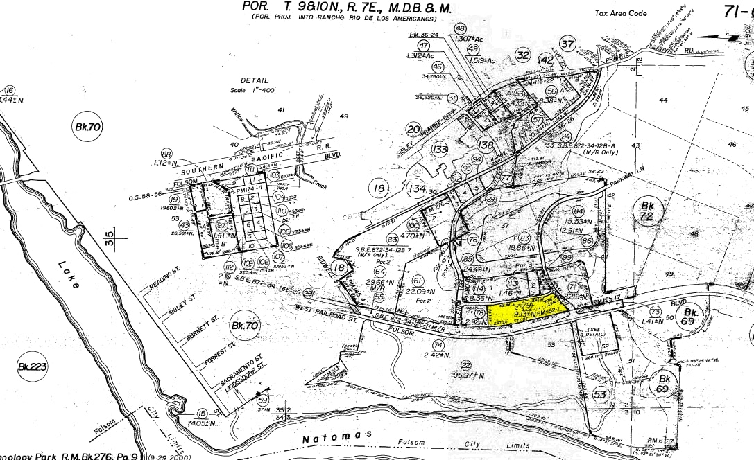 600 Coolidge Dr, Folsom, CA for sale Plat Map- Image 1 of 1