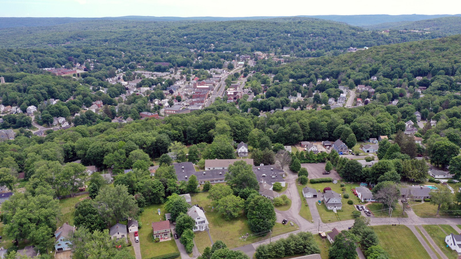 108 E Lake St, Winsted, CT for sale Aerial- Image 1 of 11