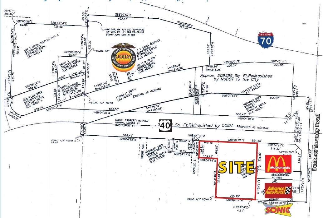 40 Hwy And Buckner Tarsney Rd, Grain Valley, MO 64029 Ooida Pad Site