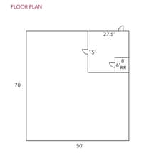 17107 South Dr, Cypress, TX for lease Floor Plan- Image 2 of 5