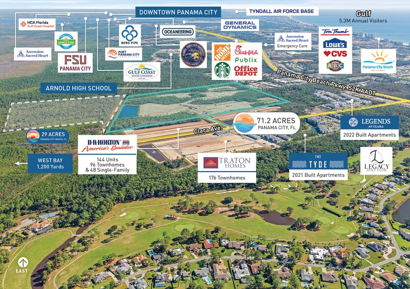 Clara, Panama City Beach, FL for sale - Aerial - Image 1 of 5