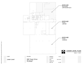 900 Tower Dr, Troy, MI for lease Floor Plan- Image 1 of 1