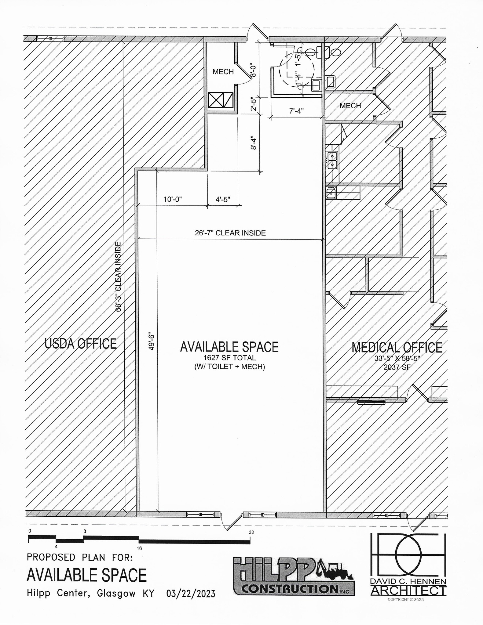 207 Ymca Way, Glasgow, KY for lease Floor Plan- Image 1 of 3