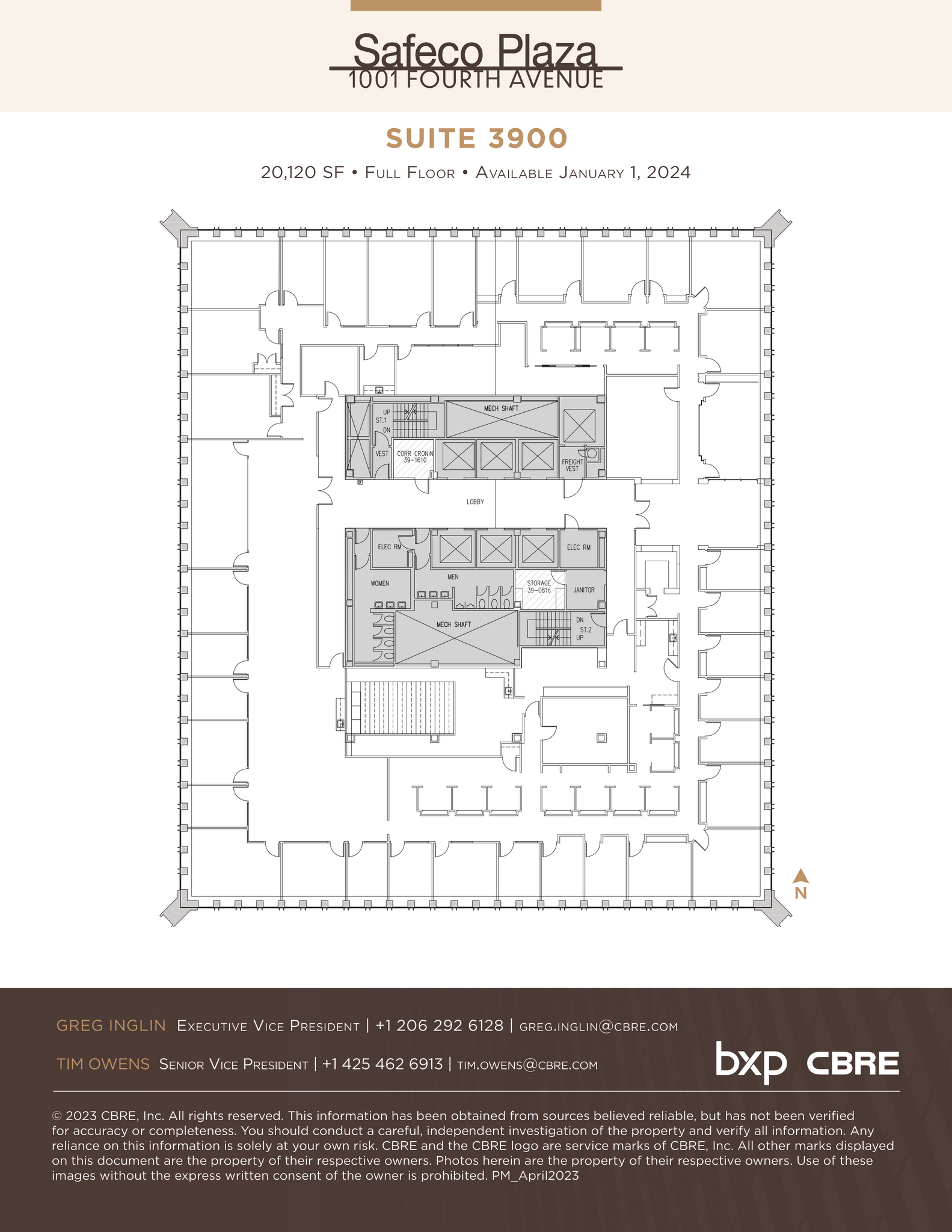 1001 4th Ave, Seattle, WA for lease Floor Plan- Image 1 of 1