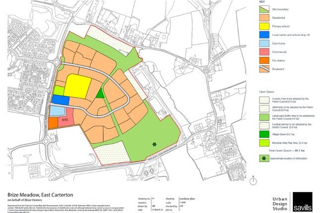 1 Miles Dr, Brize Norton for sale - Site Plan - Image 2 of 3