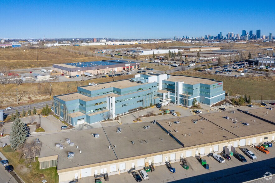1200 59th Ave SE, Calgary, AB for lease - Aerial - Image 3 of 4