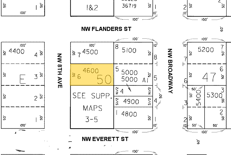 322 NW 8th Ave, Portland, OR for lease - Plat Map - Image 2 of 9