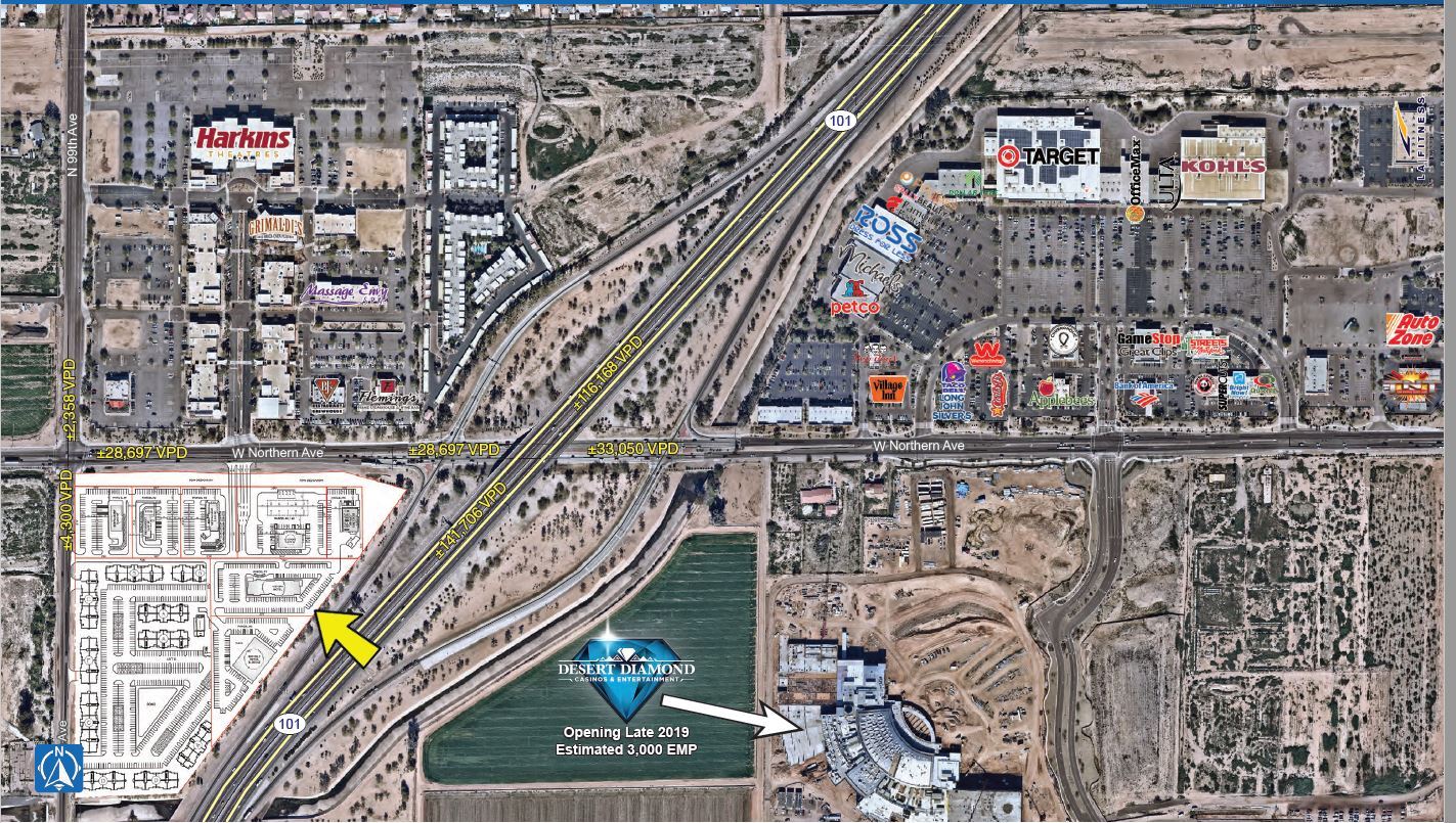 SWC Loop 101 & Norhtern Ave, Glendale, AZ for sale Primary Photo- Image 1 of 1