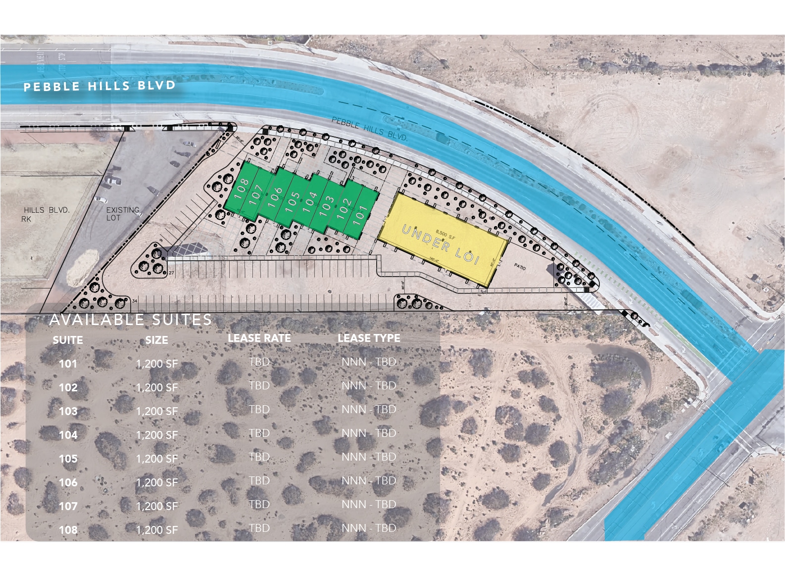 12770 Pebble Hills Blvd, El Paso, TX 79938 Proposed Development