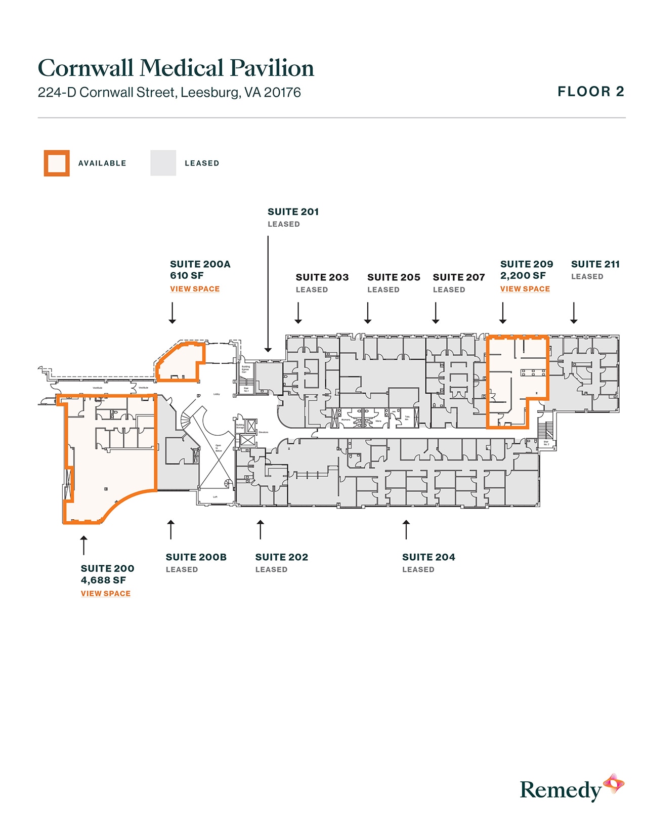 224D Cornwall St NW, Leesburg, VA for lease Floor Plan- Image 1 of 1