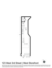 123 W Third St, New York, NY for lease Floor Plan- Image 1 of 6