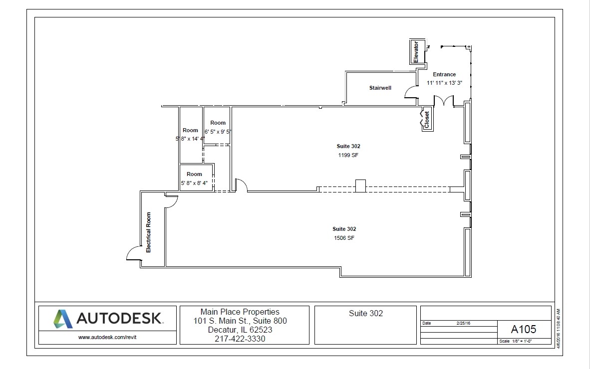 160 E Main St, Decatur, IL for lease Floor Plan- Image 1 of 1