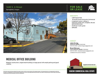 More details for 1440 A st, Springfield, OR - Health Care for Sale