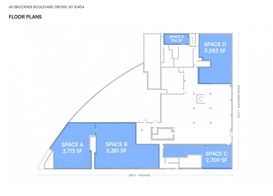 40 Bruckner Blvd, Bronx, NY for lease Floor Plan- Image 1 of 1
