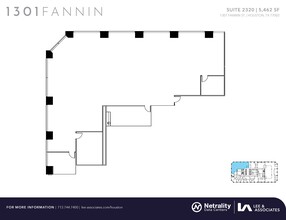 1301 Fannin St, Houston, TX for lease Floor Plan- Image 2 of 2