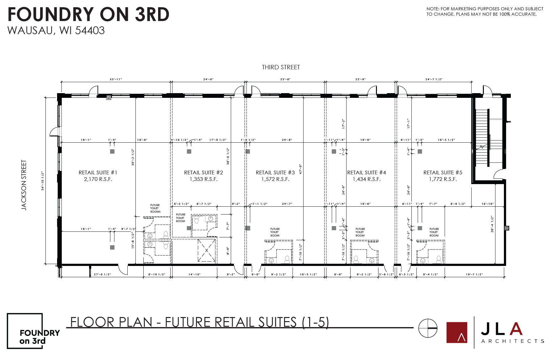 215 3rd St, Wausau, WI for lease Floor Plan- Image 1 of 2