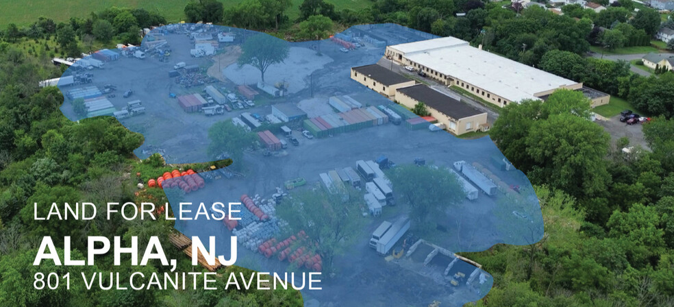 801 Vulcanite Ave, Alpha, NJ for lease - Aerial - Image 1 of 2