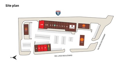 3440 Del Lago Blvd, Escondido, CA for lease Site Plan- Image 1 of 1