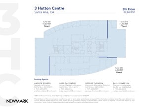 3 Hutton Centre Dr, Santa Ana, CA for lease Floor Plan- Image 2 of 3