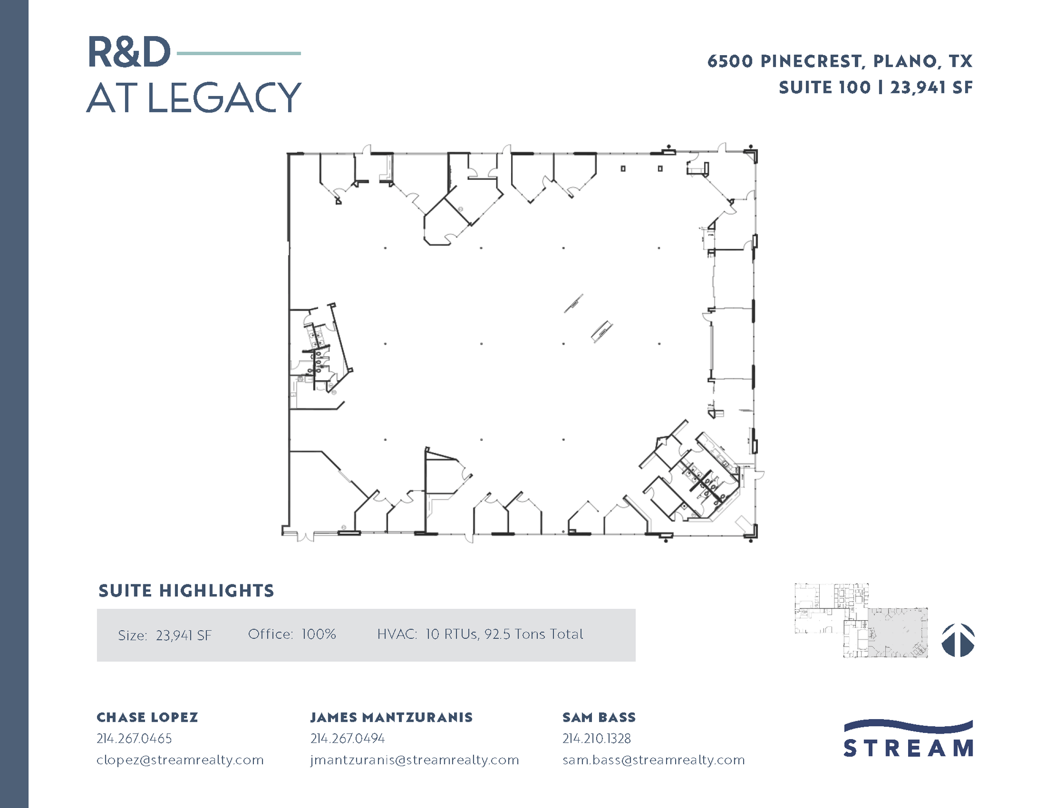 6400 Pinecrest Dr, Plano, TX for lease Floor Plan- Image 1 of 1