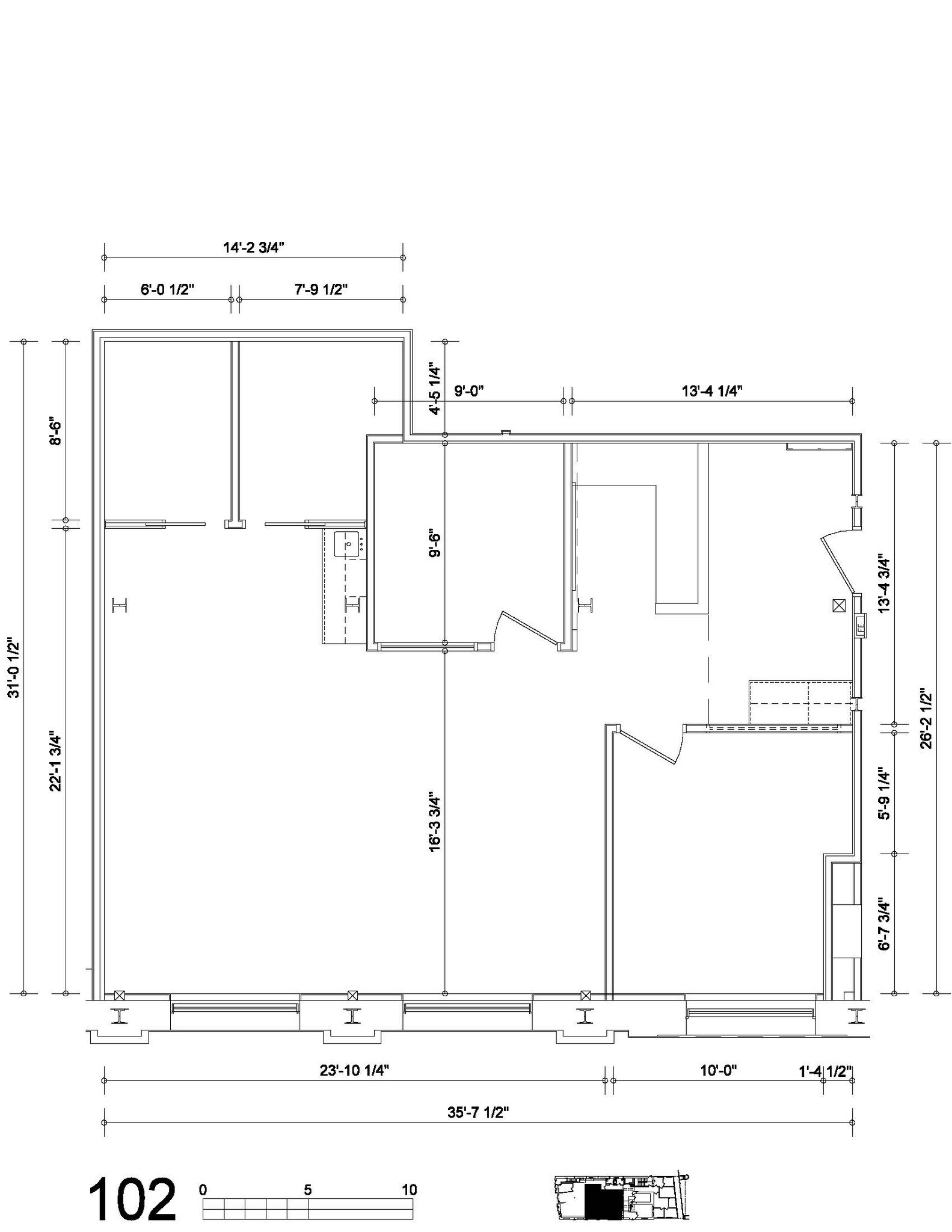 307 Bloomfield Ave, Caldwell, NJ for lease Floor Plan- Image 1 of 3