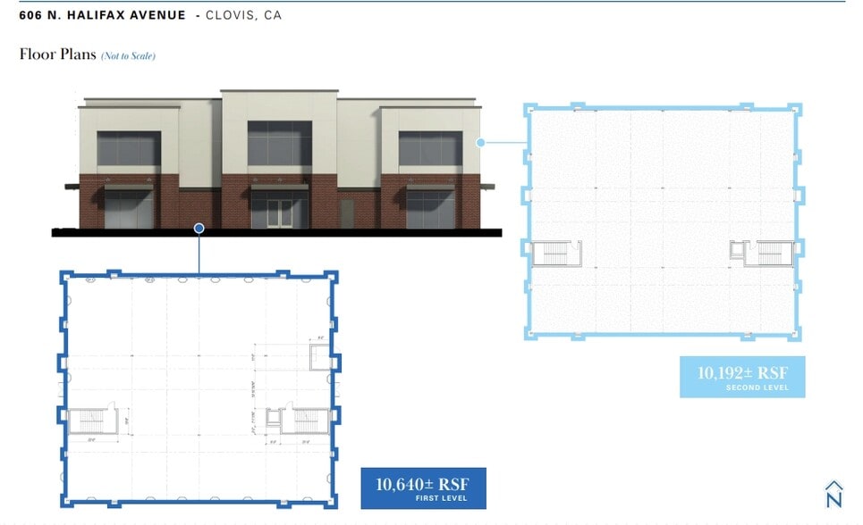 606 N Halifax Ave, Clovis, CA for lease - Floor Plan - Image 2 of 2