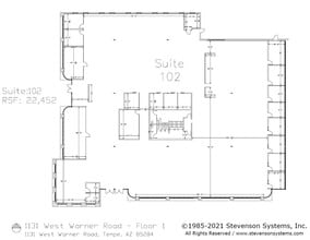 1121 W Warner Rd, Tempe, AZ for lease Floor Plan- Image 1 of 89