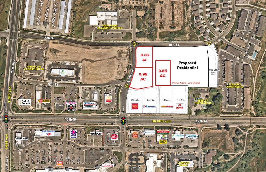 10th Street, Greeley, CO for lease - Building Photo - Image 1 of 4