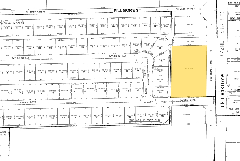 2240 N Scottsdale Rd, Tempe, AZ for lease - Plat Map - Image 2 of 17