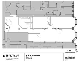 101 W Grand Ave, Chicago, IL for lease Floor Plan- Image 1 of 7