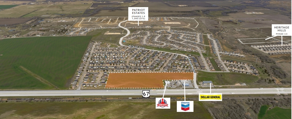 442 E Highway 67, Venus, TX for sale - Aerial - Image 2 of 3