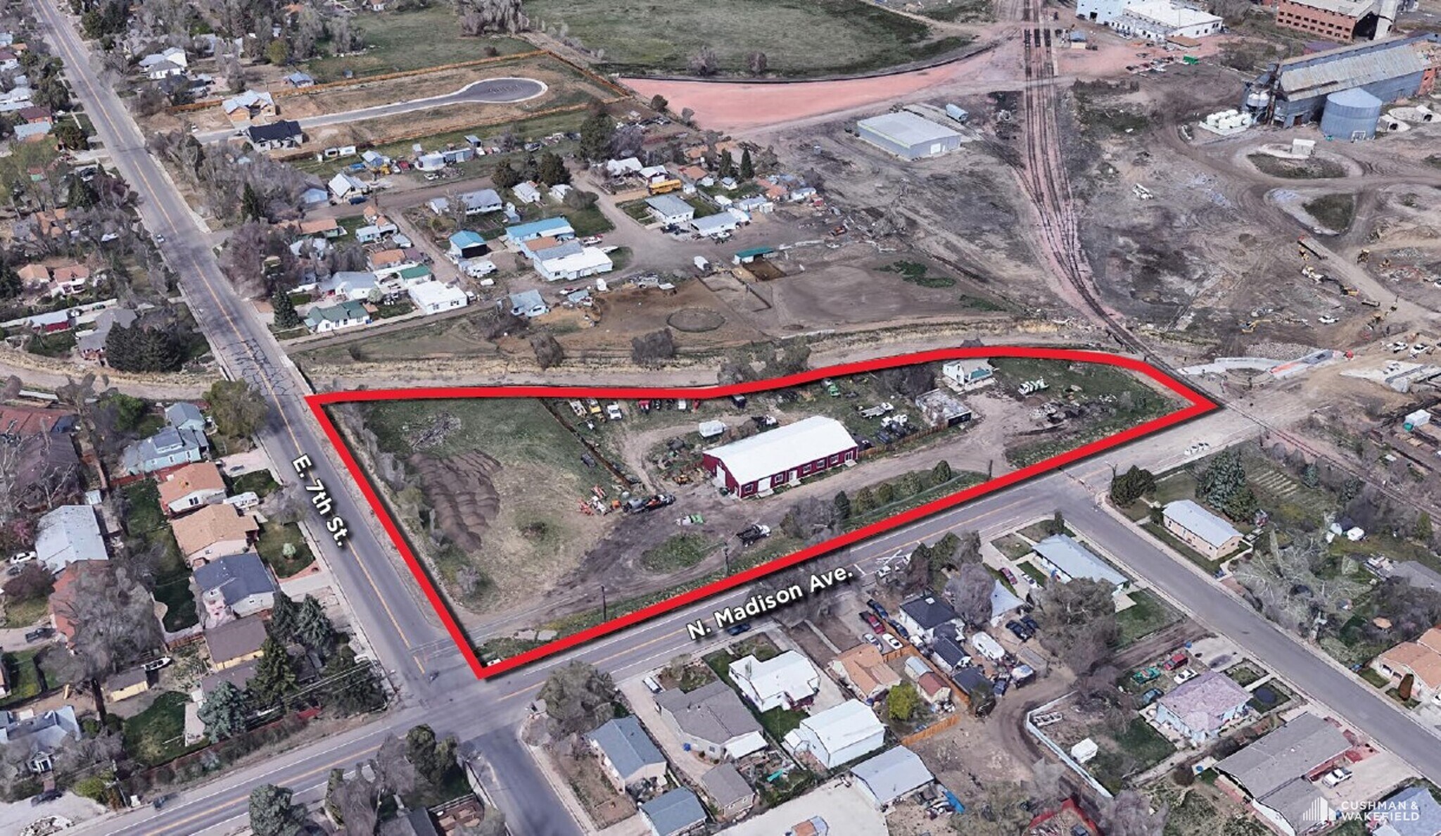 729 Madison Ave, Loveland, CO for sale Aerial- Image 1 of 2