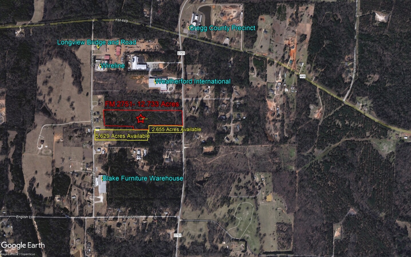 FM 2751 12.733 Acres, Longview, TX 75605 Land for Sale